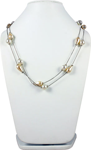 Vinnis Pretty Please Metal, Acrylic, Alloy Necklace
