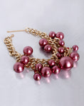 Vendee Fashion Plastic Beaded Alloy Necklace