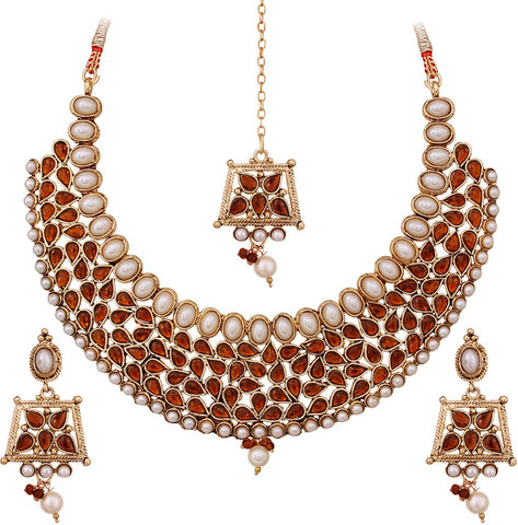 Vendee Fashion Brass Jewel Set