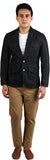 Van Don Solid Single Breasted Casual, Party, Wedding Men's Blazer