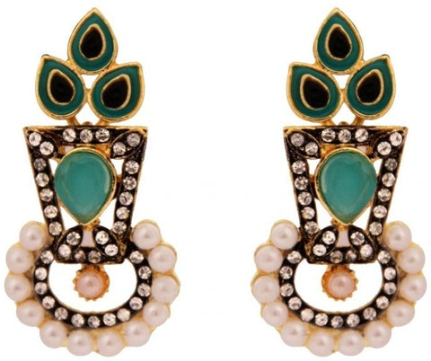 Vaishali Bindi and Bangles Zircon Alloy Drop Earring