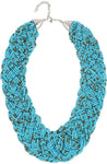 Voril Fashion Yellow Gold Plated Plastic Necklace