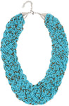 Voril Fashion Yellow Gold Plated Plastic Necklace