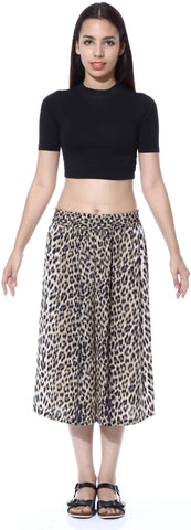 V3iShop Animal Print Women's Three Fourths