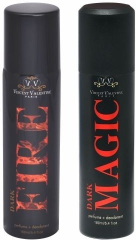 Vincent Valentine Paris Set of Dark Fire & Dark Magic Deodorants Combo Set