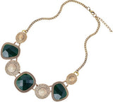 Fashionzaadi Vintage Geometrical Square Alloy Necklace