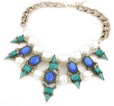 Zaicus Vintage Rivets Choker Statement Alloy Necklace