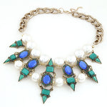Zaicus Vintage Rivets Choker Statement Alloy Necklace