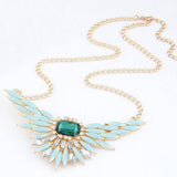 Zaicus Vintage Wings Choker Alloy Necklace