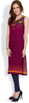 Vishudh Printed Women's Straight Kurta