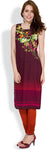 Vishudh Printed Women's Straight Kurta