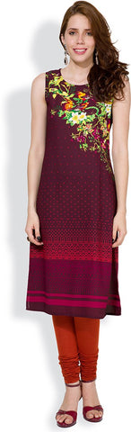 Vishudh Printed Women's Straight Kurta