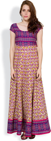 Vishudh Printed Women's Anarkali Kurta