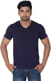 Nod'R Solid Men's V-neck T-Shirt