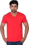 Nod'R Solid Men's V-neck T-Shirt