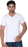 Nod'R Solid Men's V-neck T-Shirt