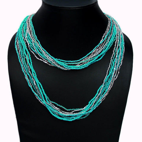 VR Designers Glass Necklace