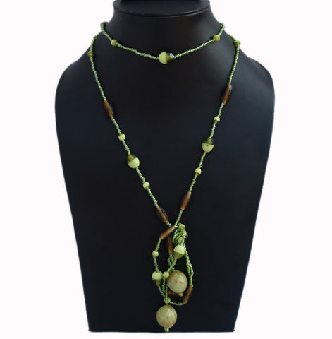 VR Designers Glass Necklace