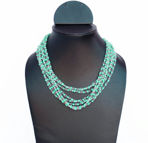 VR Designers Glass, Metal Necklace