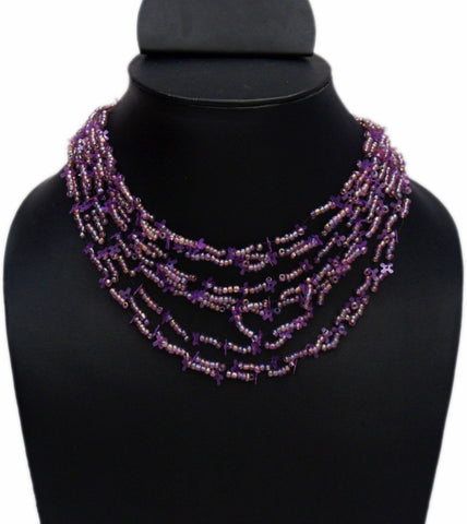 VR Designers Glass Necklace