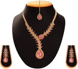 Vaishali Bindi and Bangles Coloured CZ Stone Brass, Copper Jewel Set