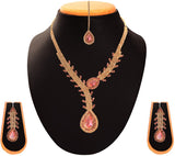 Vaishali Bindi and Bangles Coloured CZ Stone Brass, Copper Jewel Set