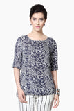 Van Heusen Casual 3/4 Sleeve Printed Women's Top