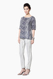 Van Heusen Casual 3/4 Sleeve Printed Women's Top
