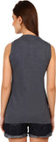 run of luck Solid Women's Round Neck Dark Blue T-Shirt