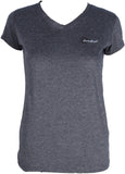 Yutak Solid, Embellished Women's V-neck T-Shirt