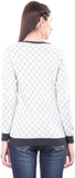 Kalt Self Design Round Neck Casual Women's Sweater