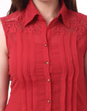 Goddess Women Women's Solid, Self Design Casual Shirt