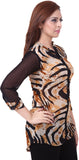 Goddess Women Women's Animal Print Casual Shirt