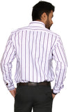Indian Weller Men's Striped Formal Shirt