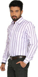 Indian Weller Men's Striped Formal Shirt