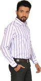 Indian Weller Men's Striped Formal Shirt