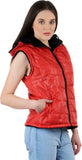 Fayona Sleeveless Solid Women's Jacket