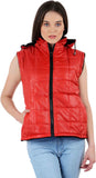 Fayona Sleeveless Solid Women's Jacket