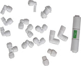Wellon Fittings set (16 pieces) for RO Water Purifier Solid Filter Cartridge