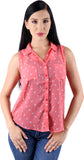 Vama Women's Polka Print Casual Shirt