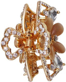 My DT Lifestyle STONE STUDD PARTYWEAR METAL CLUTCHER Hair Claw
