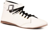 Lyc White Casual Boots