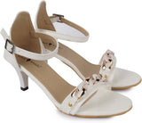 Urban Woods White Women Heels