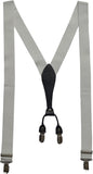 Urban Diseno Y- Back Suspenders for Men, Women