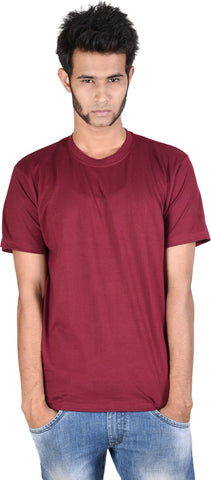 Whistle Solid Men's Round Neck T-Shirt
