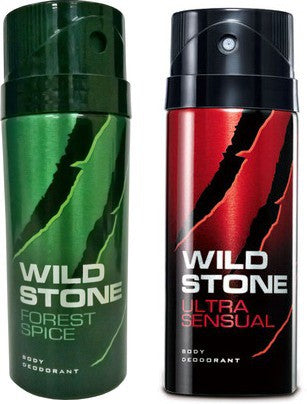 Wild Stone Forest Spice And Ultra Sensual Combo Set