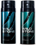 Wild Stone Aqua Fresh And Hydra Energy Combo Set