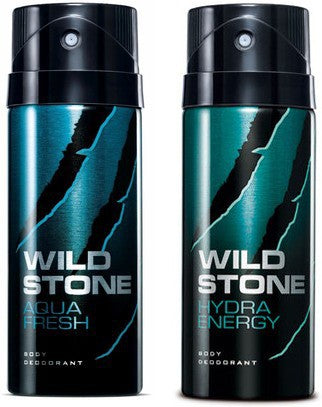 Wild Stone Aqua Fresh And Hydra Energy Combo Set