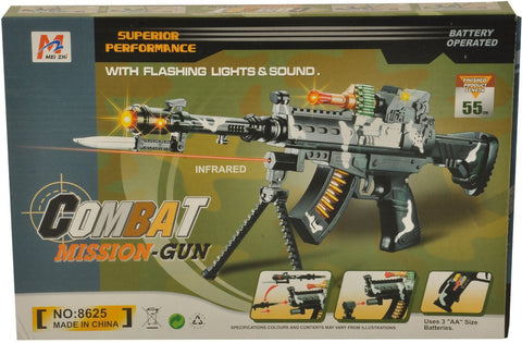 Wishkey Wishkey Combat Gun with flashing lights and Sound