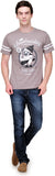 White Kalia Graphic Print Men's Round Neck T-Shirt